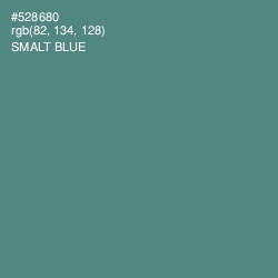 #528680 - Smalt Blue Color Image